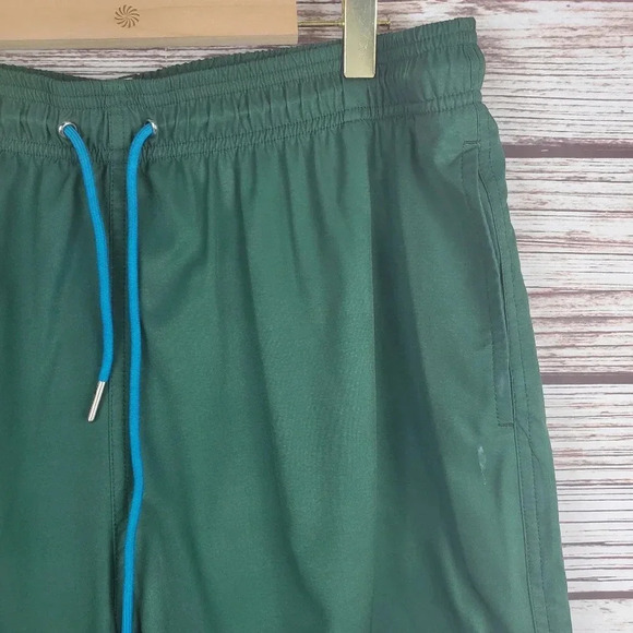 Bamboo Ave Mens XL Green/Teal Boundless Unlined Athletic Shorts #73 - Picture 5 of 12